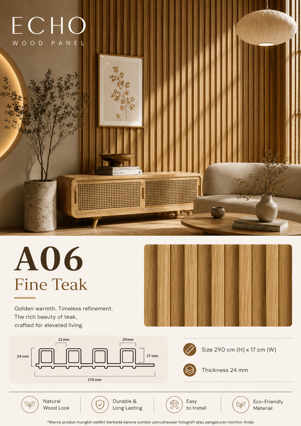 Poster katalog ECHO WPC Code A A06 Fine Teak