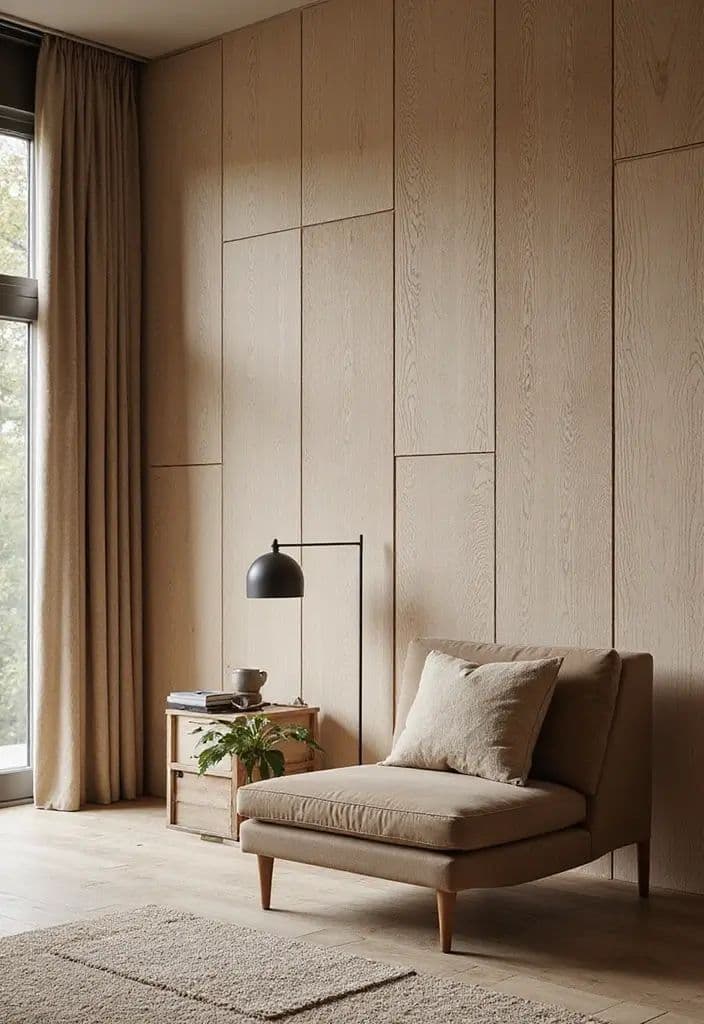 Wallboard dekoratif bertekstur batu