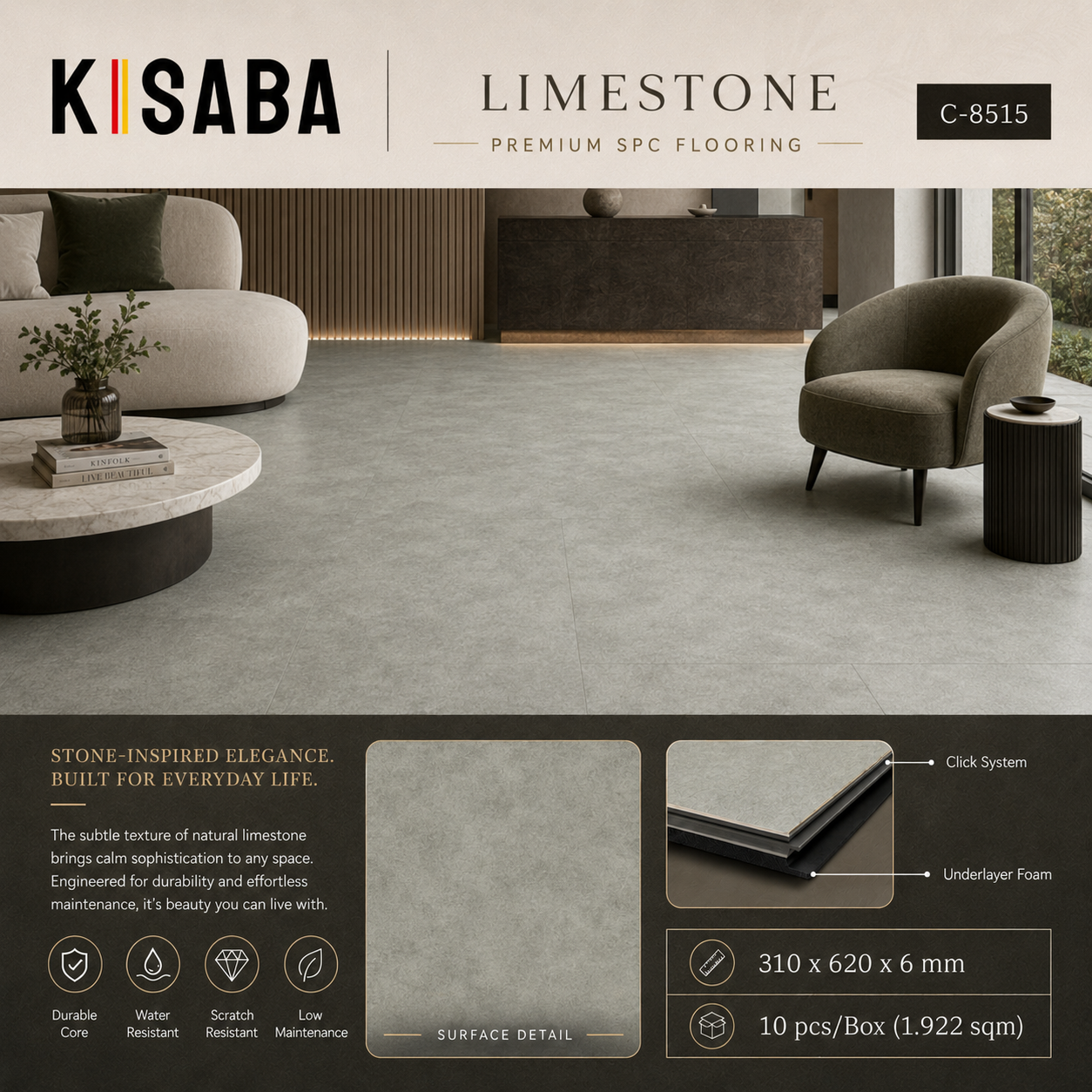 SPC KISABA C-8515 Limestone