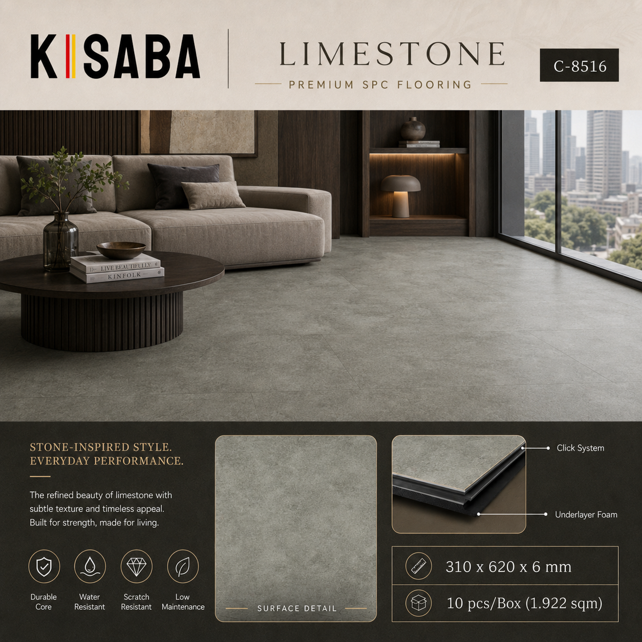 SPC KISABA C-8516 Limestone